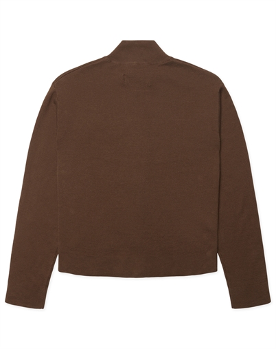 Woodbird - WBFang Full Zip Cardigan - Brown
